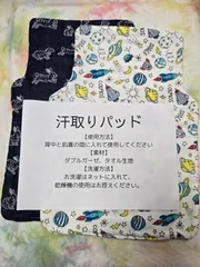 【最終SALE】汗取りパッド(薄手タイプ) 2枚セット⑤