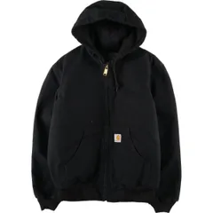 古着 カーハート Carhartt アクティブジャケット ダックフルジップパーカー USA製 メンズS相当/eaa606290