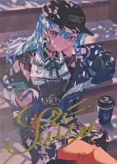 【中古】ポストカード [単品] 星街すいせい うごんば描き下ろし箔押し複製サイン入りポストカード 「バーチャルYouTuber ホロライブ 星街すいせい 誕生日＆活動4周年記念フルセット」 同梱品