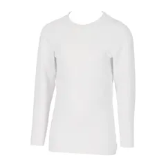 hummel(ヒュンメル) ジュニアあったか丸首インナー マルチアスレ ウェア アンダー（インナー）シャツ HJP5164C、(10)ホワイト