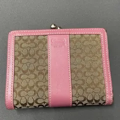 COACH 二つ折り財布 がま口　管理番号SC055