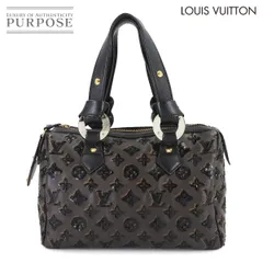 ルイ ヴィトン LOUIS VUITTON モノグラム エクリプス スピーディ 30 ハンド バッグ ブラウン スパンコール 90306334