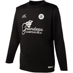 FINTA フィンタ GDZ L/SプラTシャツ サッカー プラクティスシャツ ft4507-0500、ブラック