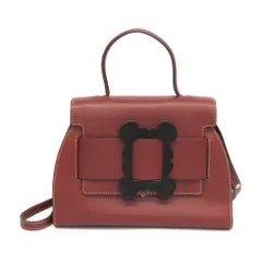 ヴィヴィアン・ウエストウッド(Vivienne Westwood) フレームデザイン 2WAYバッグ レディース レザー ハンドバッグ,ショルダーバッグ ブラウン