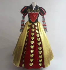 【大人用】赤の女王 仮装 コスプレ ハートの女王 衣装 Dハロ コスプレ