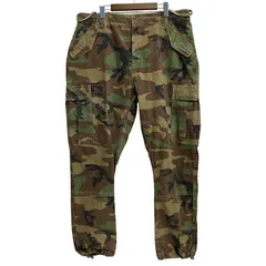 ポロラルフローレン Polo by Ralph Lauren ミリタリー カモ カーゴパンツ グリーン 40/30サイズ 201MB-1268