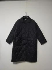 ブラック キルティング 半袖 ダウン