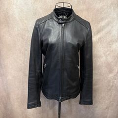 タグ付き未使用】プリティグリーン レザージャケット シングル
