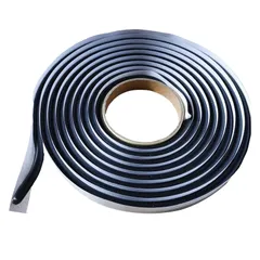 MONOSTORE 防水テープ ヘッドライト 車 隙間テープ コーキング 防振ゴム ドア シーリング 防水 ブチルゴム 窓 黒 幅8mm×長さ4m 1個 [1個]