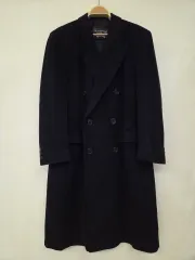 90s バーバリー ダブルチェスターコート カシミヤ混 ブラック 90s Burberrys バーバリー カシミヤ100％ ブラックコート ダブル