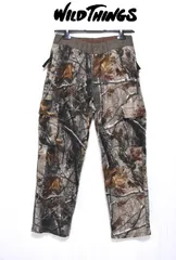 新品 WILD THINGS リアルツリー フリース カーゴパンツ L ワイルドシングス 迷彩 カモフラ SCHOTT FLEECE
