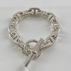 HERMES(エルメス)　シェーヌダンクル　MM　13コマ　ブレスレット　Ag925　シルバー