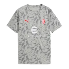 プーマ PUMA  ACM  ACミラン 25-26 プレマッチ シャツ 半袖  サッカー ウェア レプリカ  25FW(782388-13)、13(グレー)