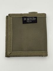 □ PORTER ポーター 吉田カバン 三つ折り財布 ナイロン カーキ