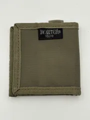 ■ PORTER ポーター 吉田カバン 三つ折り財布 ナイロン カーキ オリーブ ミニウォレット 小銭入れ