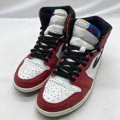 【中古】Spiderman × Nike Air Jordan 1 Origin Story Gym Red 555088-602 スパイダーマン × ナイキ エアジョーダン1 オリジンストーリー ジムレッド[79]