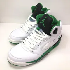 【中古】NIKE WMNS AIR JORDAN 5 RETRO LUCKY GREEN 29cm DD9336-103 ナイキ ウィメンズ エアジョーダン5 レトロ ラッキーグリーン[66]