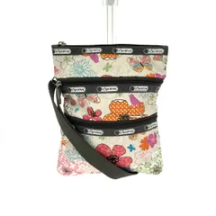 LeSportsac レスポートサック ミニショルダーバッグ  フラワー ナイロン ピンクベージュ    マルチカラー レディース / 240001180627