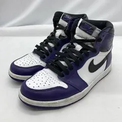 【中古】NIKE AIR JORDAN 1 RETRO HIGH 26cm パープル 555088-500 ナイキ エアジョーダン[79]