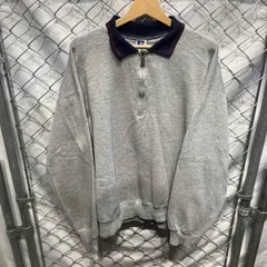RUSSELL ATHLETIC 90s USA製 スウェット ハーフジップ グレー XL 