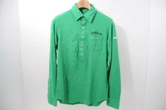 中古 メンズ ジャックバニー Jack Bunny!! 長袖ポロシャツ 4(M) 緑 グリーン