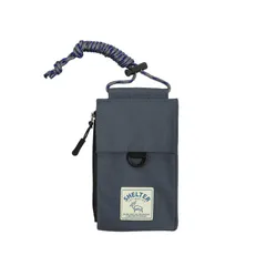 新品 スマホショルダー ネックストラップポーチ ネックポーチ スマホポーチ ネック ウォレット ショルダー バッグ メンズ レディース ストラップ お財布 小銭入れ (グレー)