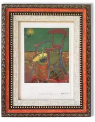 新品 アンティーク風 写真立て おしゃれ フォトフレーム 額縁 御洒落 樹脂製 置き掛け兼用 レトロ アンティーク ヴィンテージ 壁掛け 卓上 縦横兼用 額縁 (2L版 Red)