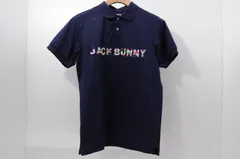 中古 メンズ ジャックバニー Jack Bunny!! 半袖ポロシャツ 4(M) 紺 ネイビー