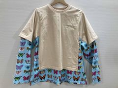 RE.仲里依紗 蝶々柄ロングTシャツ - メルカリ