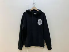 THE BLACK EYE PATCH ザブラックアイパッチ パーカー フーディ サイズM 黒 ブラック コットン メンズ 裏パイル プリント 刺繍
