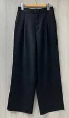 GALLARDAGALANTE ガリャルダガランテ ジャージー スリット パンツ サイズ1 ブラック