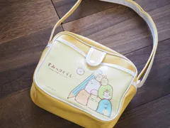 【在庫処分特価】すみっこぐらし ショルダーバッグ（イエロー）／キャラクター バッグ ポシェット