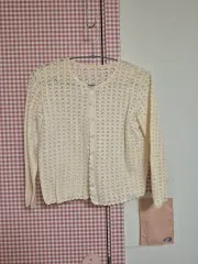 アイボリー レース カーディガン