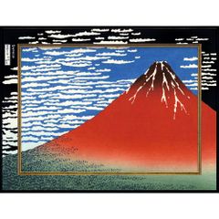 小松 均、赤富士図、希少画集画、新品額装付、状態良好 - メルカリ