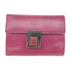 DAKS LONDON ダックスロンドン 三つ折り財布  ロゴ型押し/エナメル調    フューシャ レディース / 240001181714のサムネイル