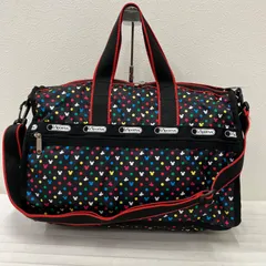 8248　良品　LeSportsac レスポートサック　TDR30周年限定　ディズニーリゾート限定　ディズニー　アニバーサリー　2way　ボストン　ハンドバッグ　ショルダーバッグ　大容量　黒　ブラック　カラフル　ミッキー　ミニー　ドット　水玉　ミッキードット