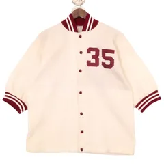 60年代 Champion チャンピオン 半袖フリースジャケット ヴィンテージ アイボリー(メンズ MEDIUM)中古 古着 A1101