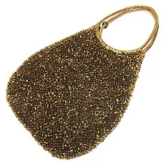 ANTEPRIMA アンテプリマ ラウンド 縦型 ワイヤーバッグ トートバッグ ハンドバッグ ブロンズ ブラウン ゴールド 鞄 レディース 保管品 E503LF