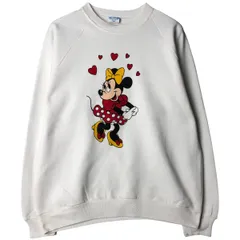 古着 80年代 DISNEY CHARACTER FASHIONS MINNIE MOUSE ミニーマウス キャラクタースウェットシャツ トレーナー USA製/eaa607122