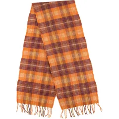 古着 バブアー Barbour 3ワラント チェック柄 ウールマフラー スコットランド製/gaa006435