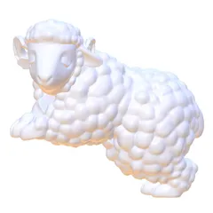 おやすみひつじ リップケース キーホルダー 3Dプリント 3Dプリンター　羊 未