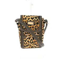 ITALIYA/イタリヤ 伊太利屋 GK伊太利屋 ミニショルダーバッグ  レオパード PVC    ブラウン レディース / 240001181351