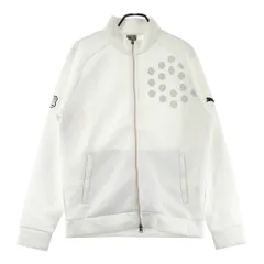 サイズ：XL PUMA GOLF プーマゴルフ  長袖 スウェット ジャケット  ホワイト系 [240101593091] ゴルフウェア メンズ ストスト