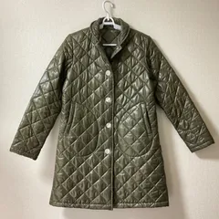 Traditional Weatherwear トラディショナルウェザーウェア キルティングジャケット キルティングコート カーキ 撥水加工 サイズ34 【中古】ABランク　6_211