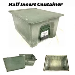 米軍実物　空輸用　コンテナ アメリカ軍放出品 ミリタリーコンテナ 大型 スチール製 トランスポート