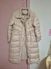 アイボリー ロング ダウン コート