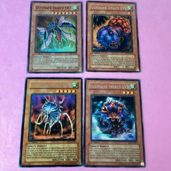 遊戯王 英語 アジア版 アルティメットインセクト LV1 3 5 7 セット1st