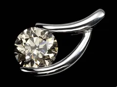 9UU16544SS【売り切り】新品【RK宝石】≪Diamond≫ 極上ブラウンダイヤモンド 特大1.067ct!! K18WG 高級 一粒ダイヤ ペンダントヘッド ネックレス ブラウンダイヤ