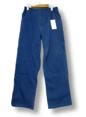 【新品】イーザッカマニアストアーズ　zootie デニム風 暖かな裏マイクロフリースパンツ ストレッチパンツ  インディゴカラー ウエストゴム レディース Lサイズ ■管理番号L29714AWS26-260109-50(