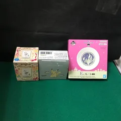 5688　ポケットモンスター　ポケモン　グラス＆テーブルウェア＆プレート　3個セット【中古】